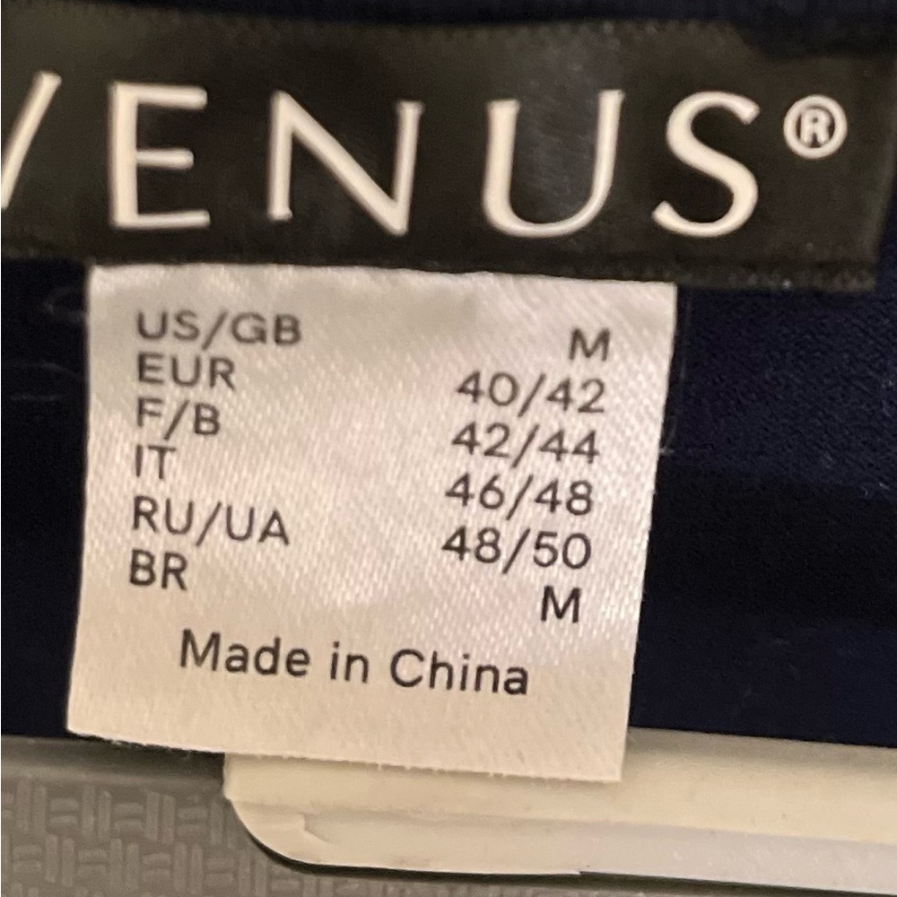 Venus Elegant Navy Women's Top - Picture 6 of 6